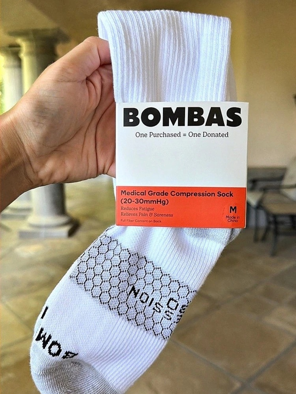 Bombas Medical Grade Compression Knee High Sock